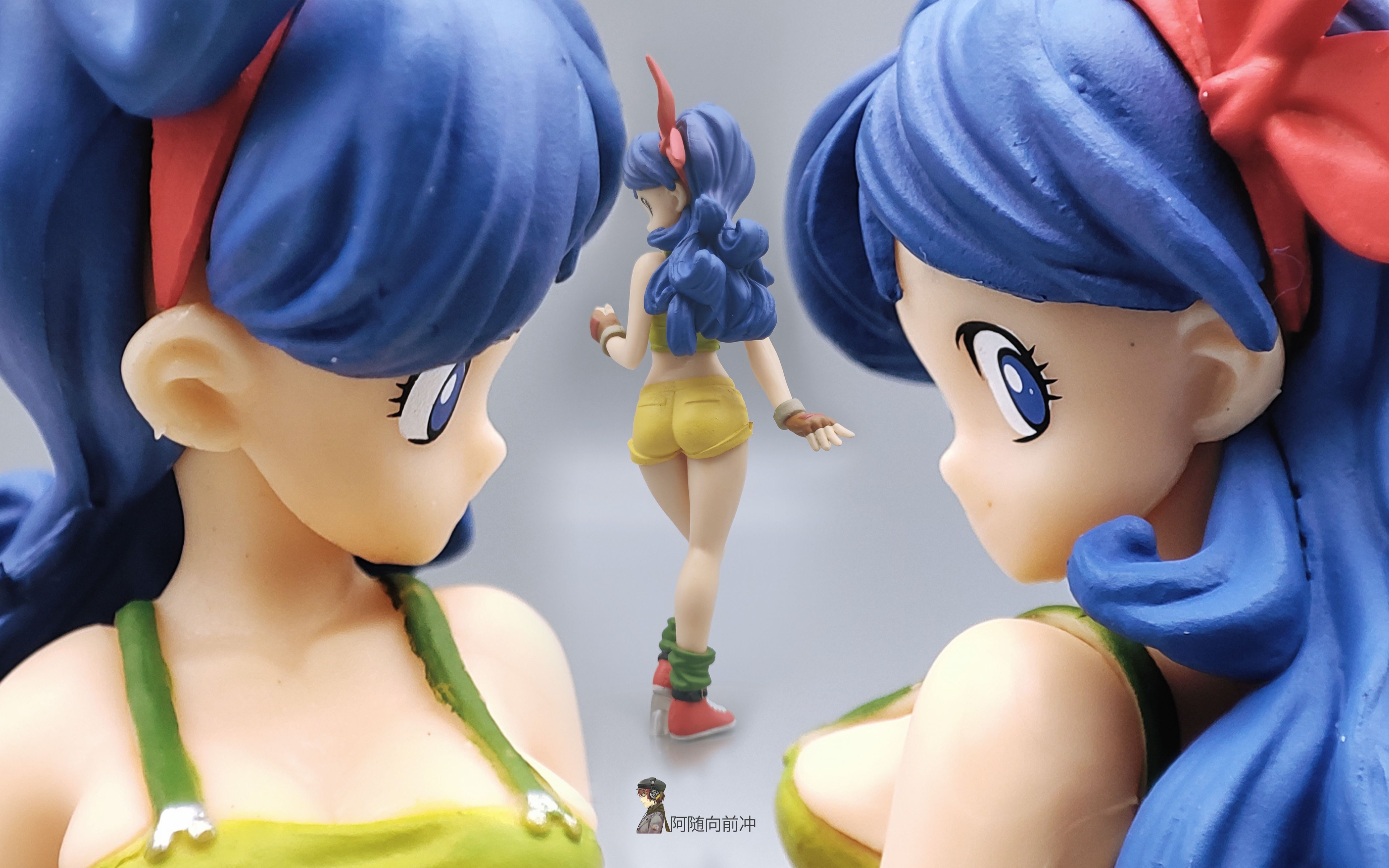 沉默式开箱龙珠手办,食玩系列旧物温柔兰琪,身姿婀娜大眼萌