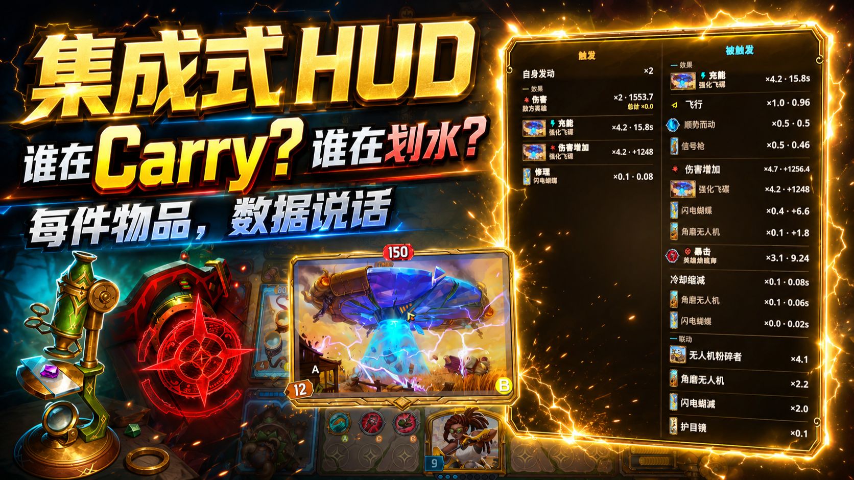 大巴扎插件⑥｜谁是神装？谁是陷阱？集成式HUD一眼看穿 | 深度洞察
