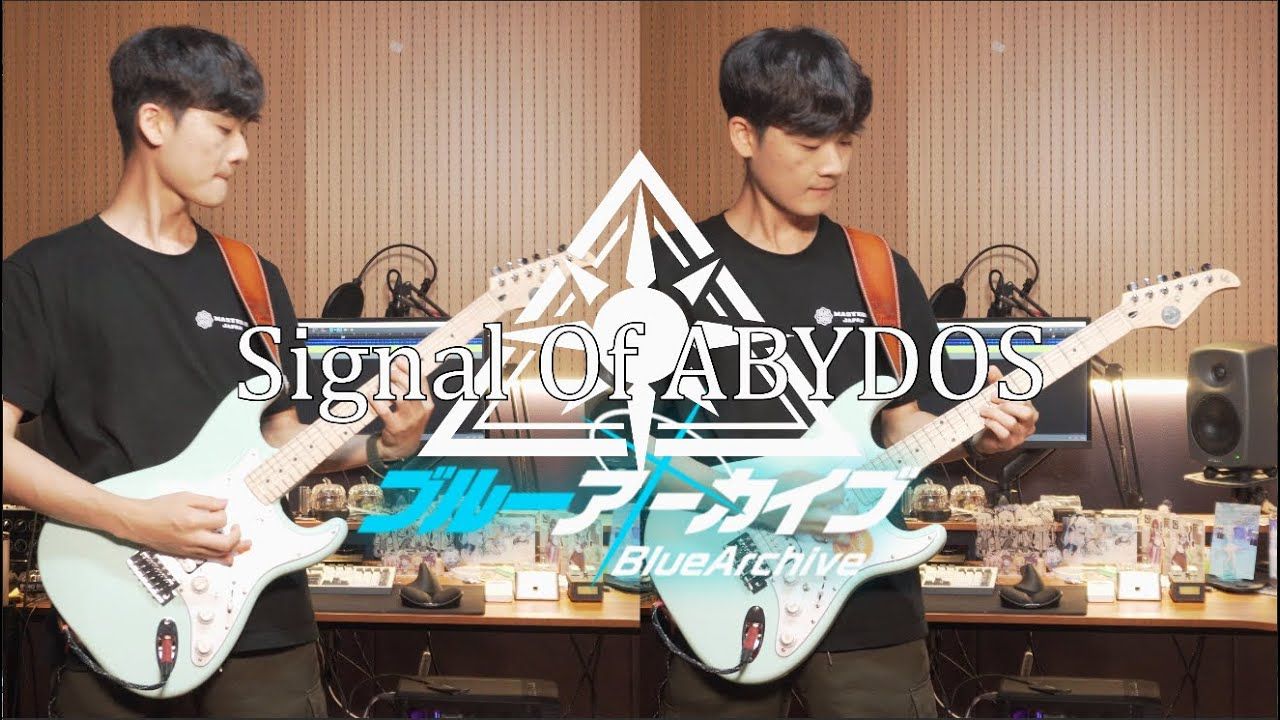 碧蓝档案OST45 Signal of Abydos [Guitar Cover] GopherWood SClassic 3 Demo手机游戏热门视频