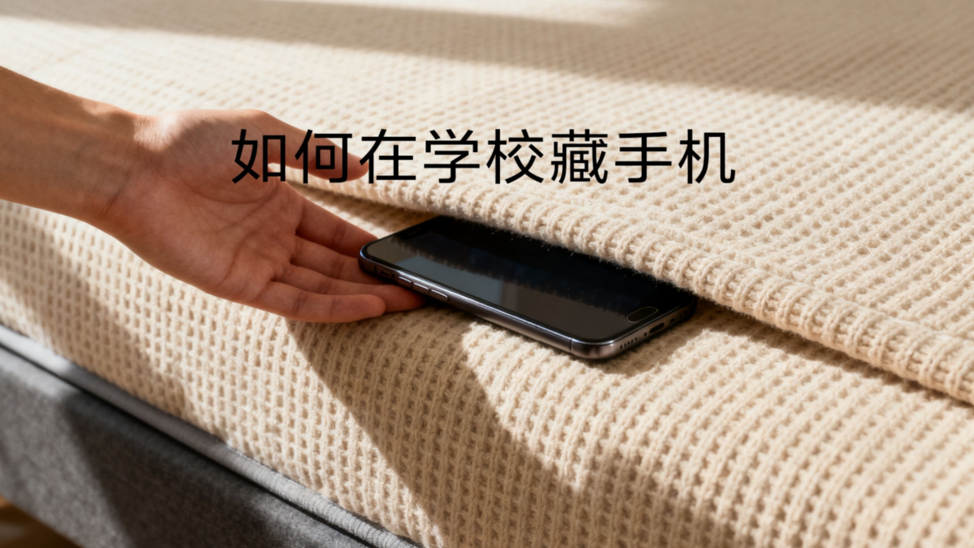 如何在学校正确藏手机