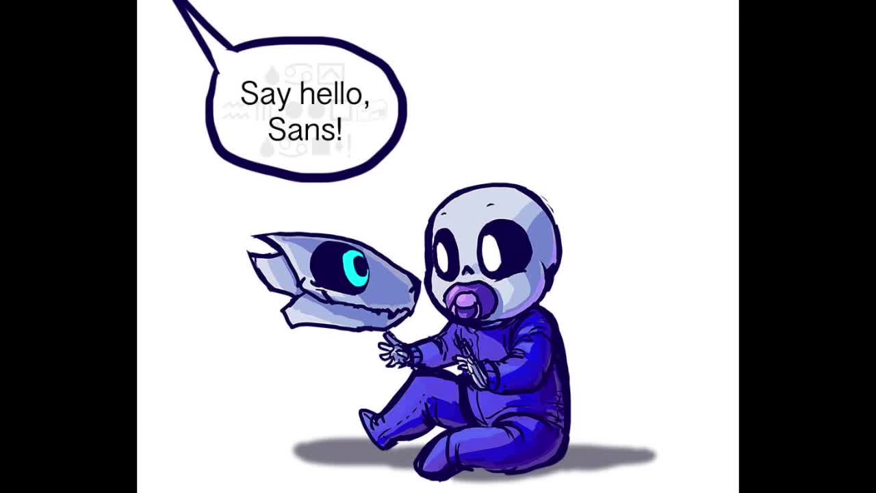 【搬运】undertale - comic - baby sans