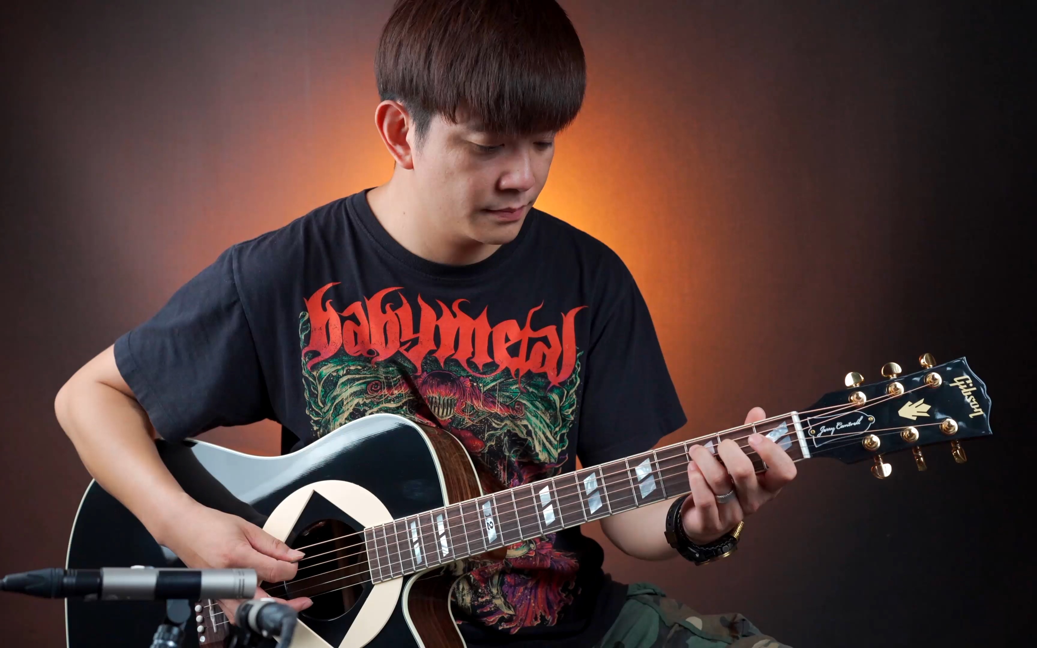 活动  爱丽丝囚徒乐队吉他手 吉普森gibson jerry cantrell