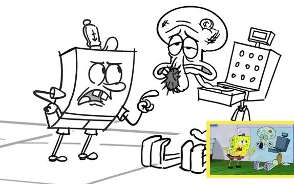 【分镜对比】海绵宝宝