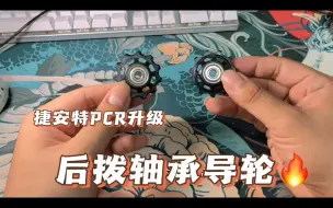 Download Video: 捷安特PCR 4700后拨升级更换后拨轴承导轮，提不提升另说，毕竟顶级套件都是用轴承导轮，那换上应该没毛病吧