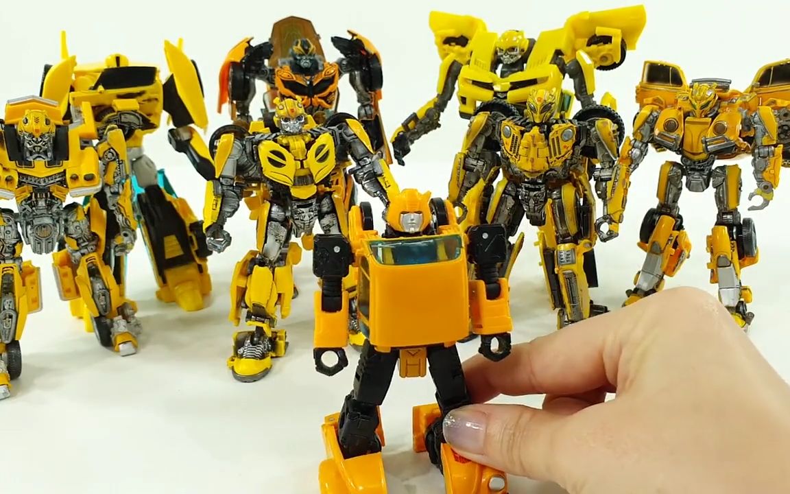变形机器人8款变形金刚大黄蜂吉普车系列