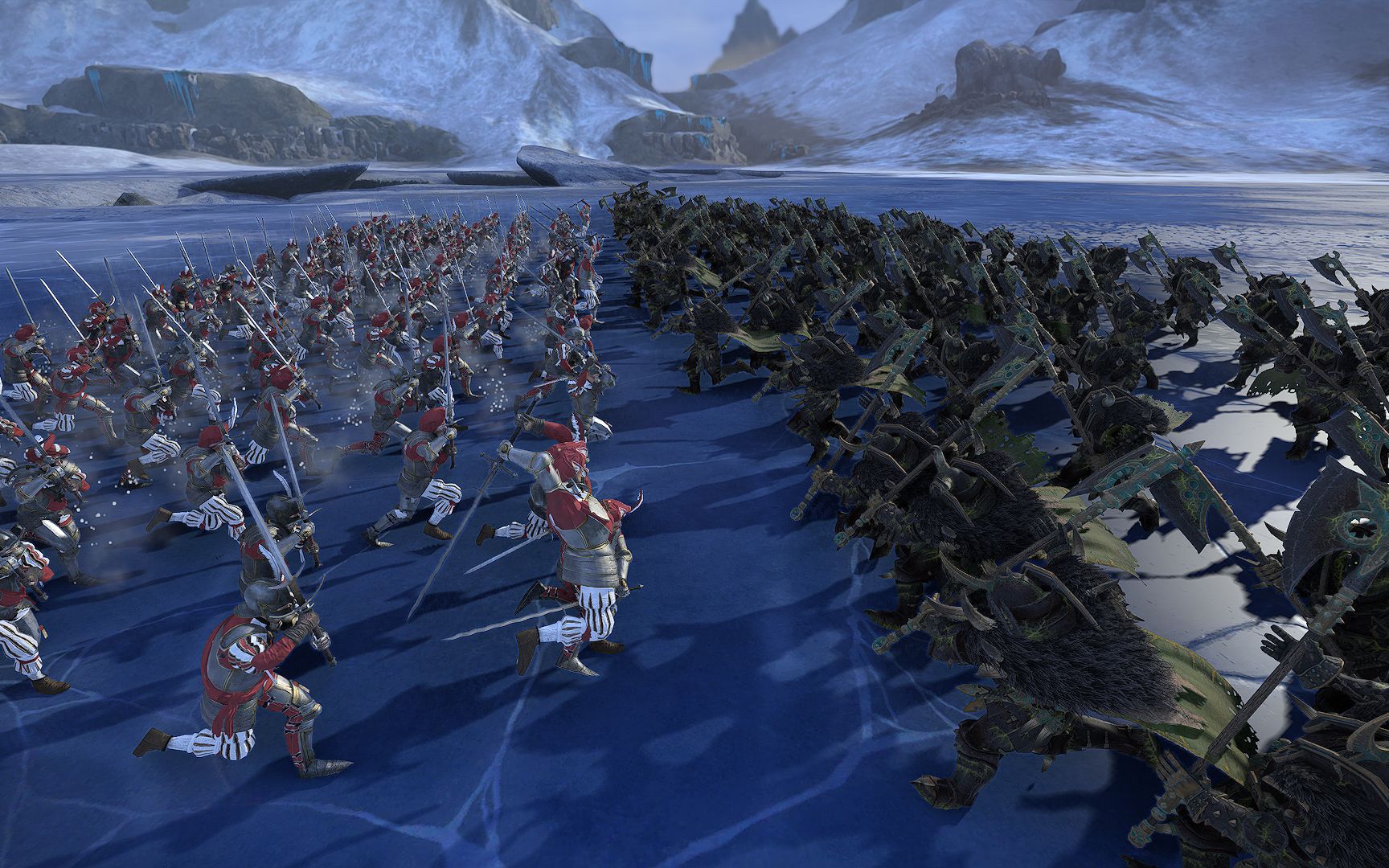 【战锤3全面战争】3.1更新后加强帝国之花巨剑士能否战胜纳垢重武勇士