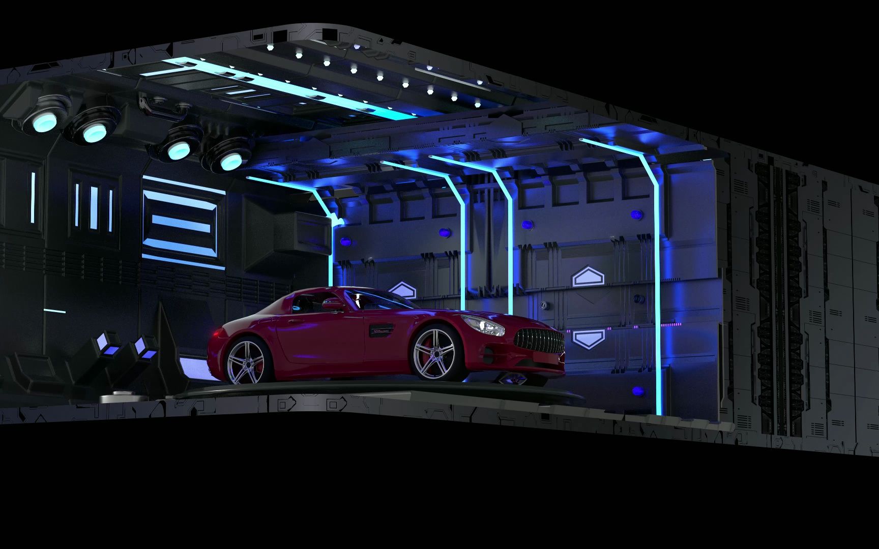 裸眼3d汽车出屏