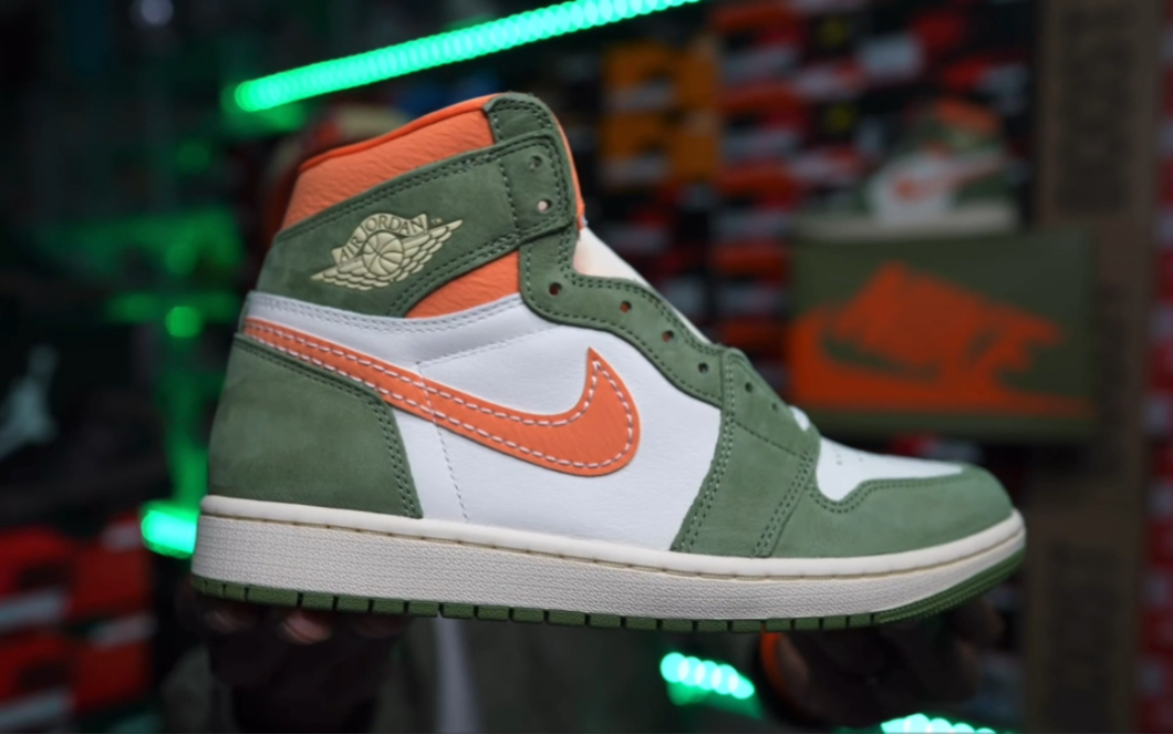 Air Jordan 1代 High OG Craft “Celadon” 橙铜色 绿麂皮 AJ1|JTSG哔哩哔哩bilibili