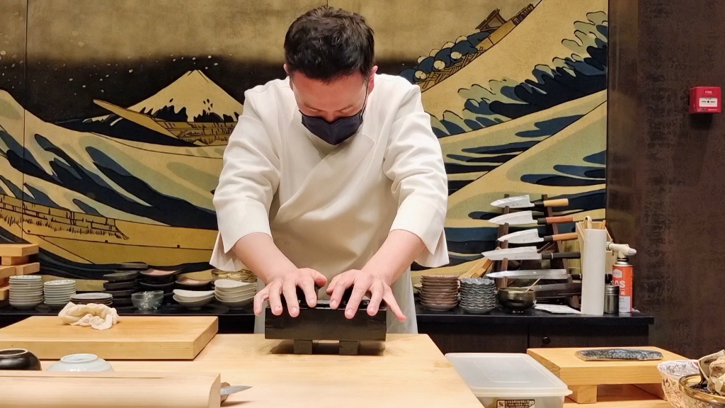 秋·日本料理——关西青花鱼押寿司(箱寿司)_哔哩哔哩_bilibili