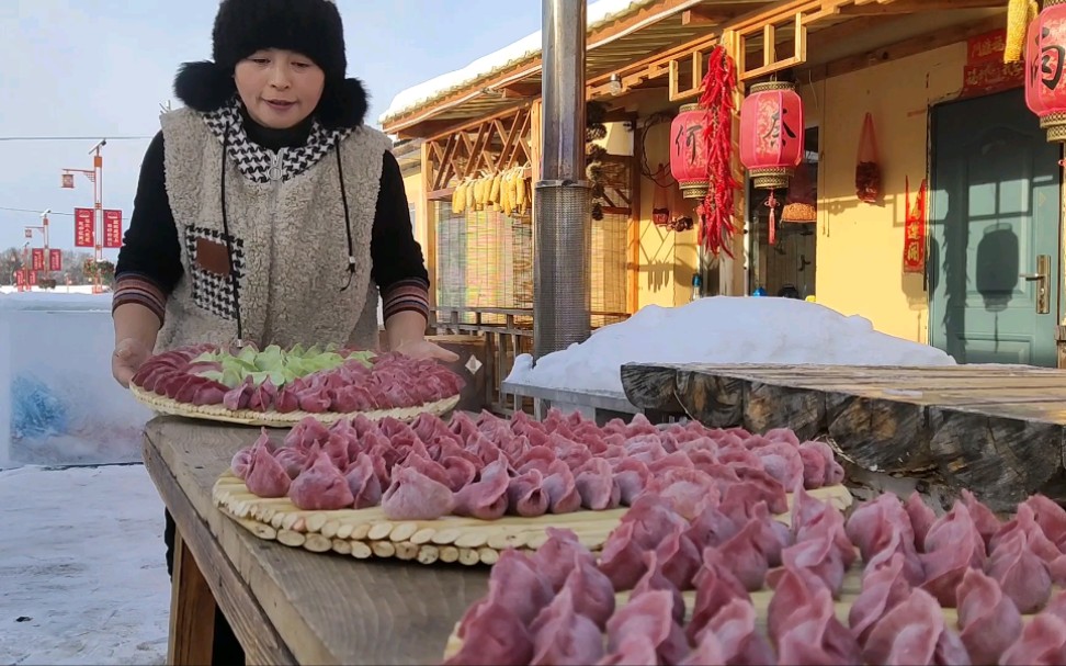 [图]东北人包饺子到底有多疯狂？全家总动员，年味儿足了