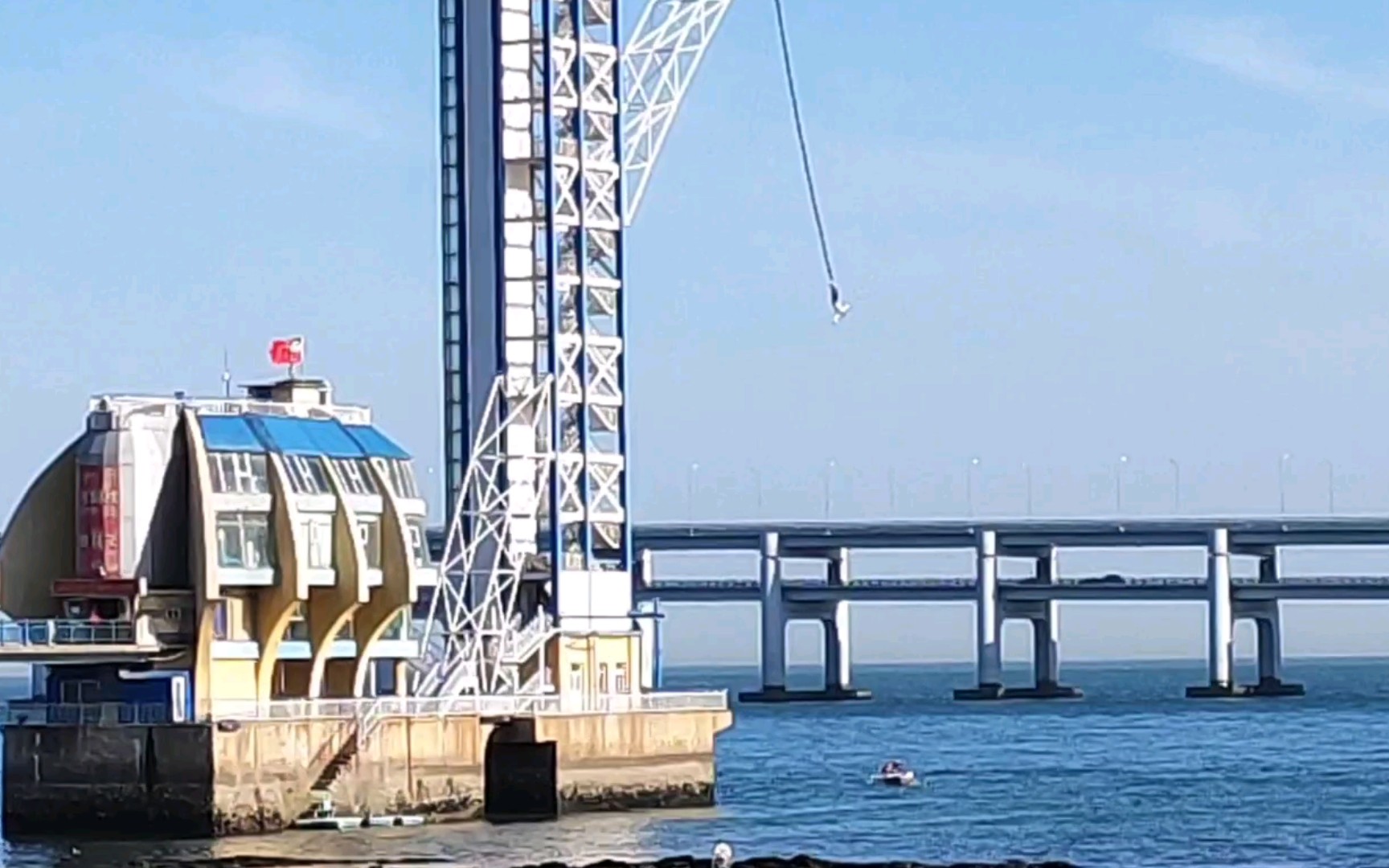 大连星海公园蹦极