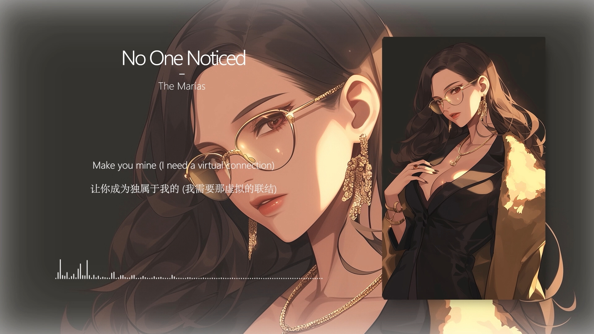 【日推歌单】"无人读懂我的眼眸,除了你以外~"《no one noticed》