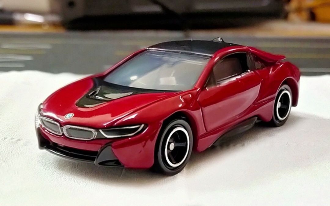 tomy多美卡合金小汽车模型车模17号宝马i8轿跑车【初回版】收藏
