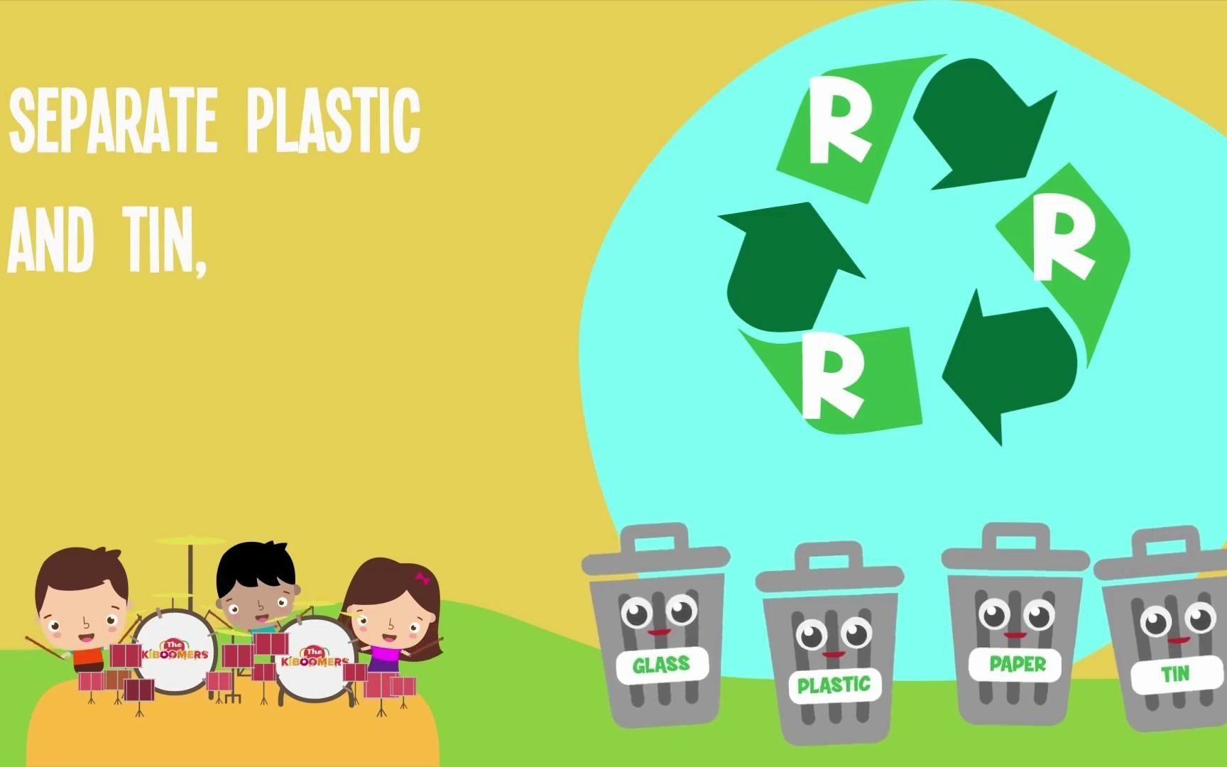 地球日英文儿歌 Reduce Reuse Recycle Song for Kids哔哩哔哩bilibili