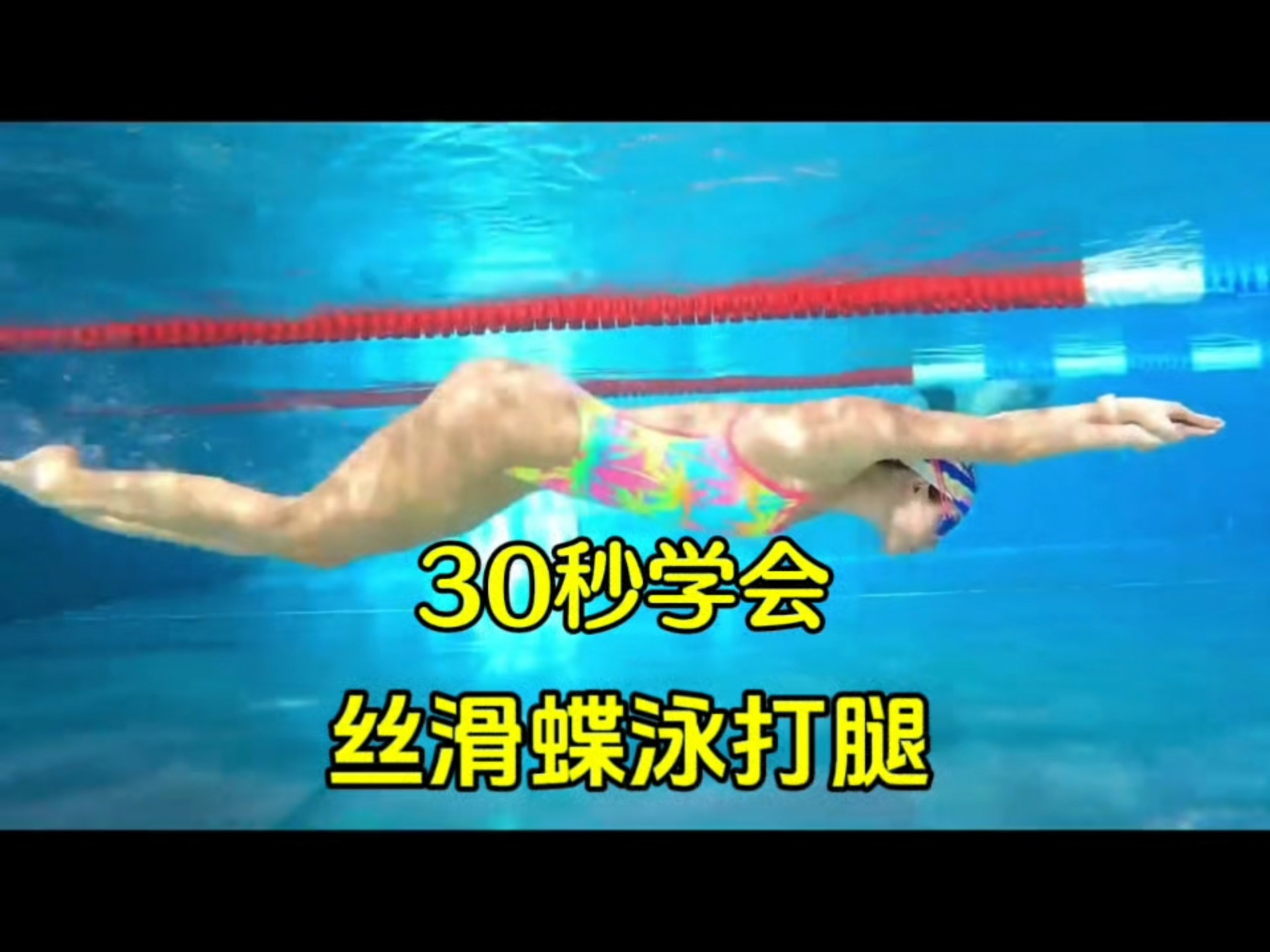 半分钟学会丝滑蝶泳打腿