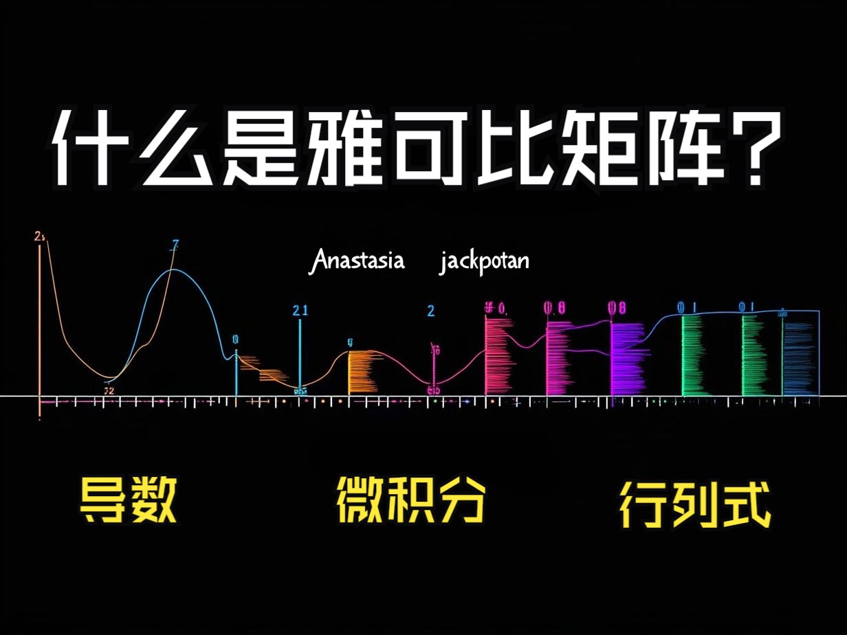 理解导数、积分与雅可比矩阵之间的关系!哔哩哔哩bilibili