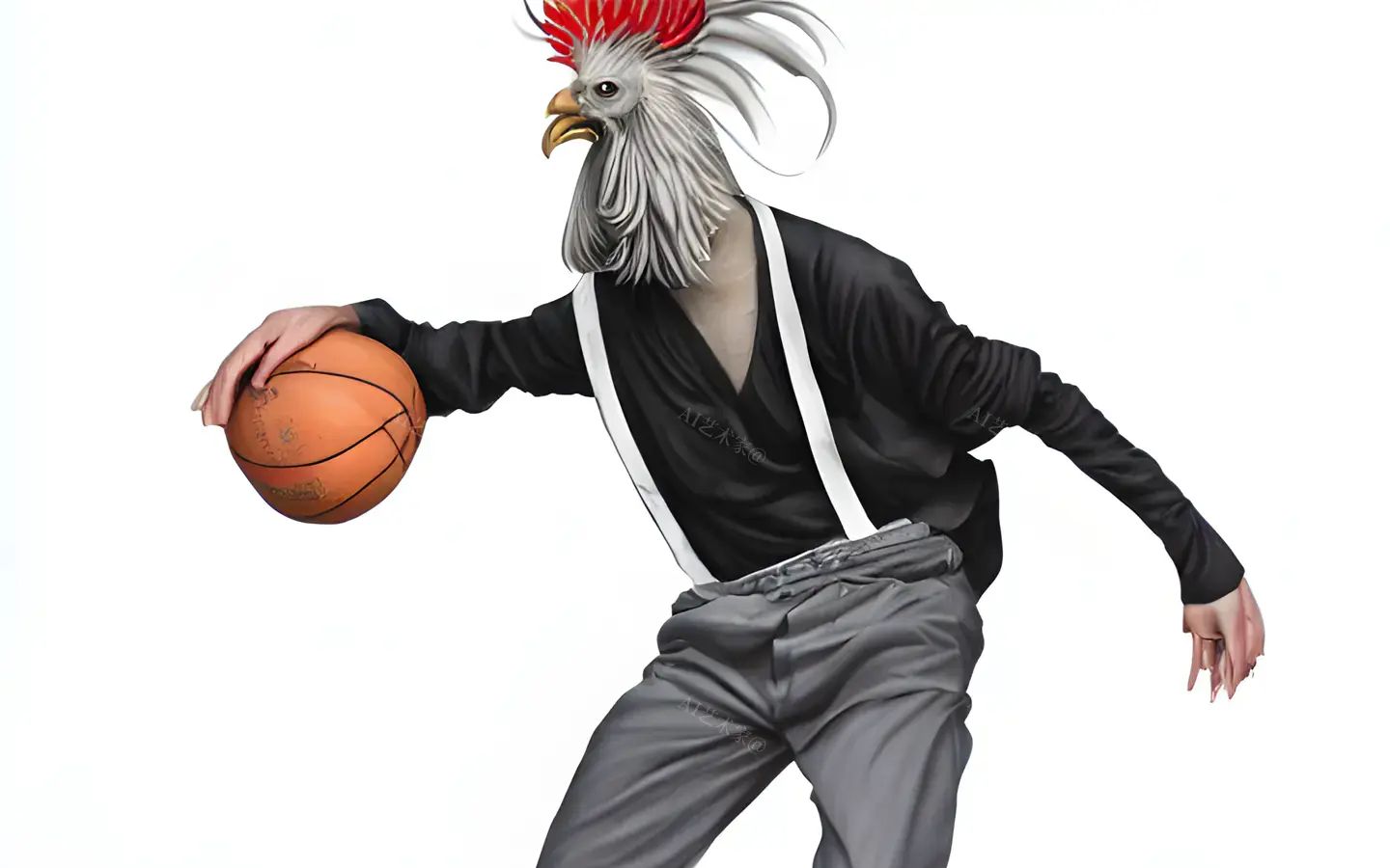 关于有人用ai画鸡哥这件事