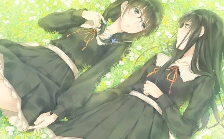 Flowers春 OP 4K+60FPS 百合【GAL 双语特效字幕 霜月はるか】哔哩哔哩bilibili