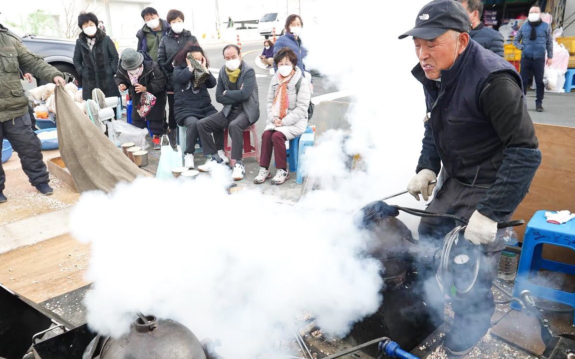 老式爆米花机爆米花制作哔哩哔哩bilibili