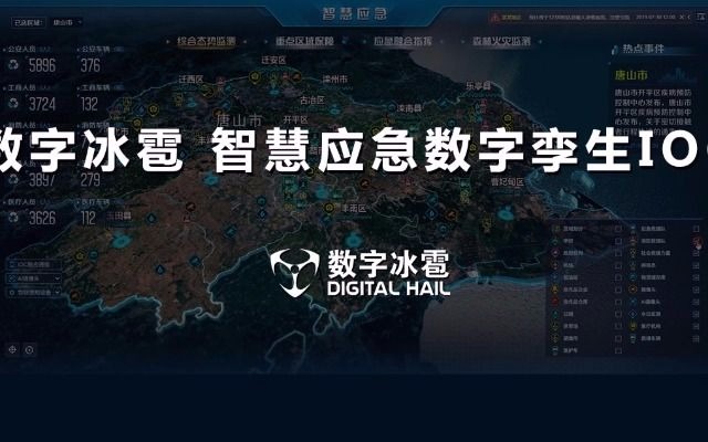 数字冰雹智慧应急数字孪生IOC系统哔哩哔哩bilibili