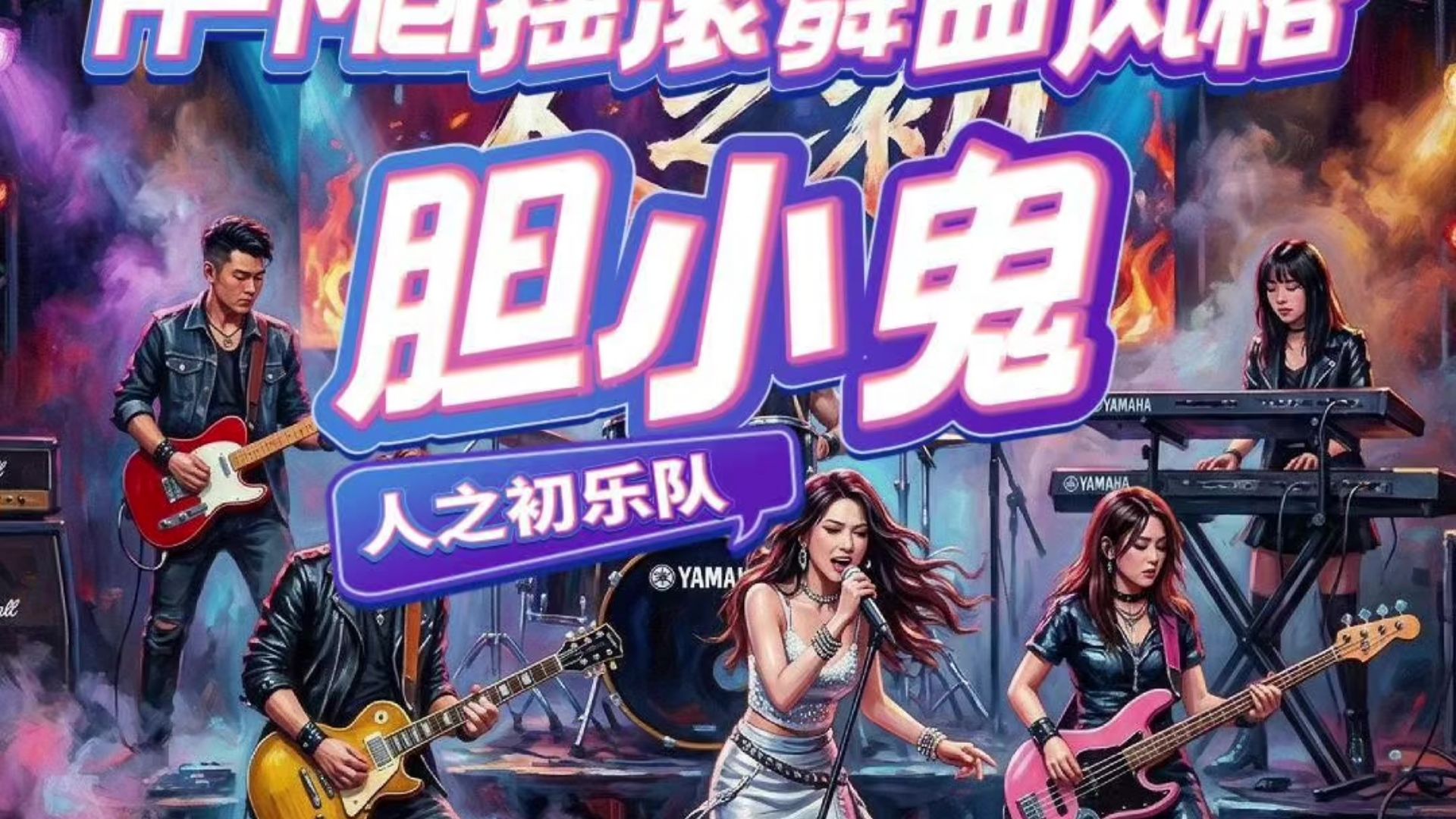 用A-Mei摇滚舞曲风格打开《胆小鬼》，摇滚舞曲编曲翻唱