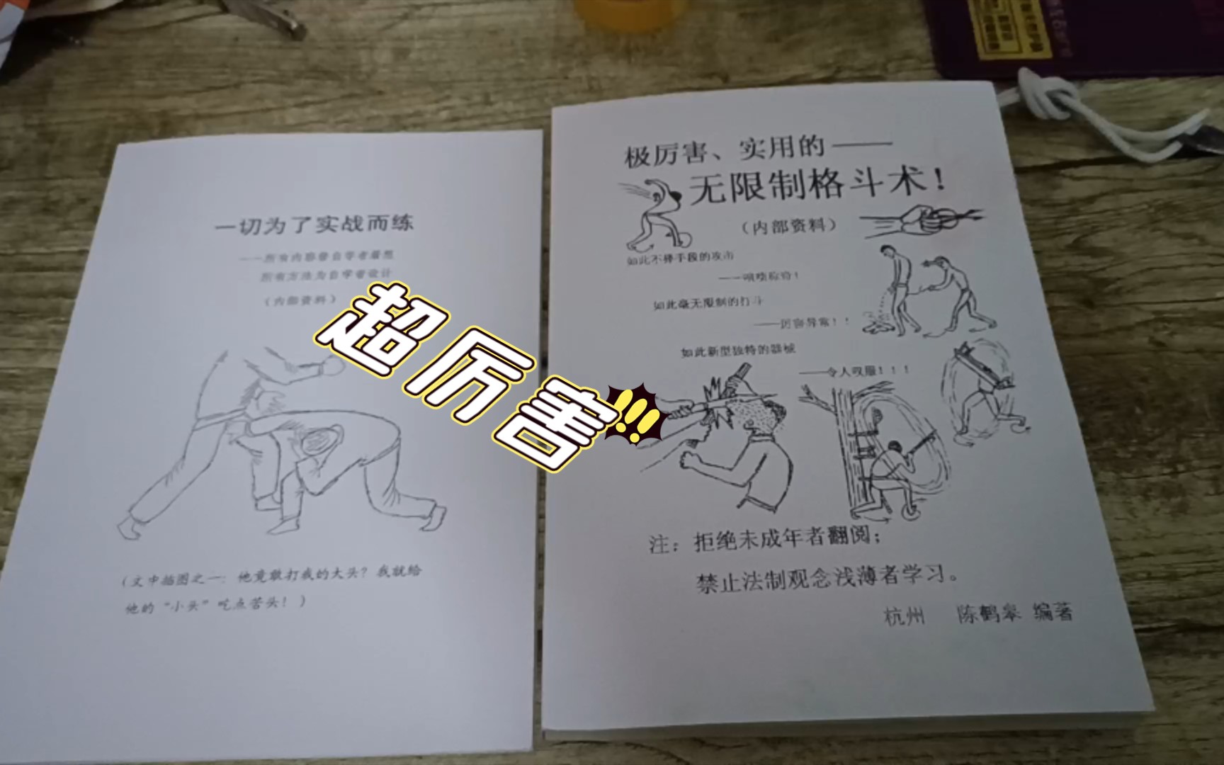 [图]陈鹤皋无限制格斗教学“疯狗拳”祖师实体书分享