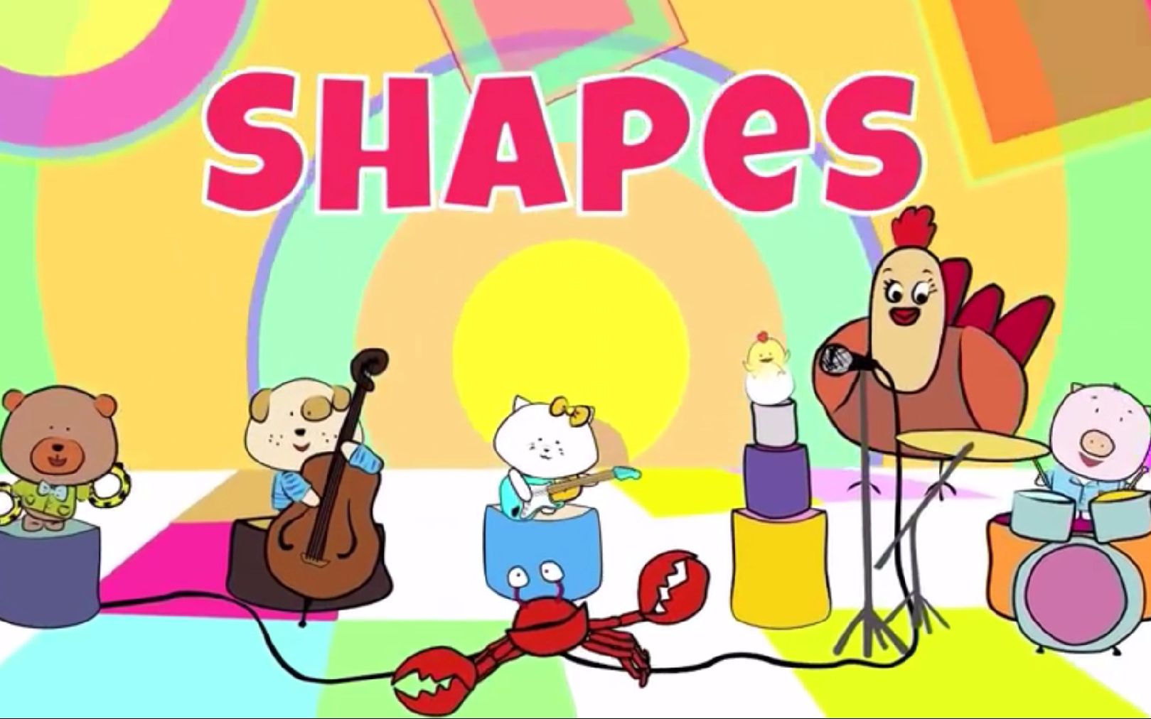 [图]Shapes song 认识形状 英语儿童少儿早教英语启蒙教育