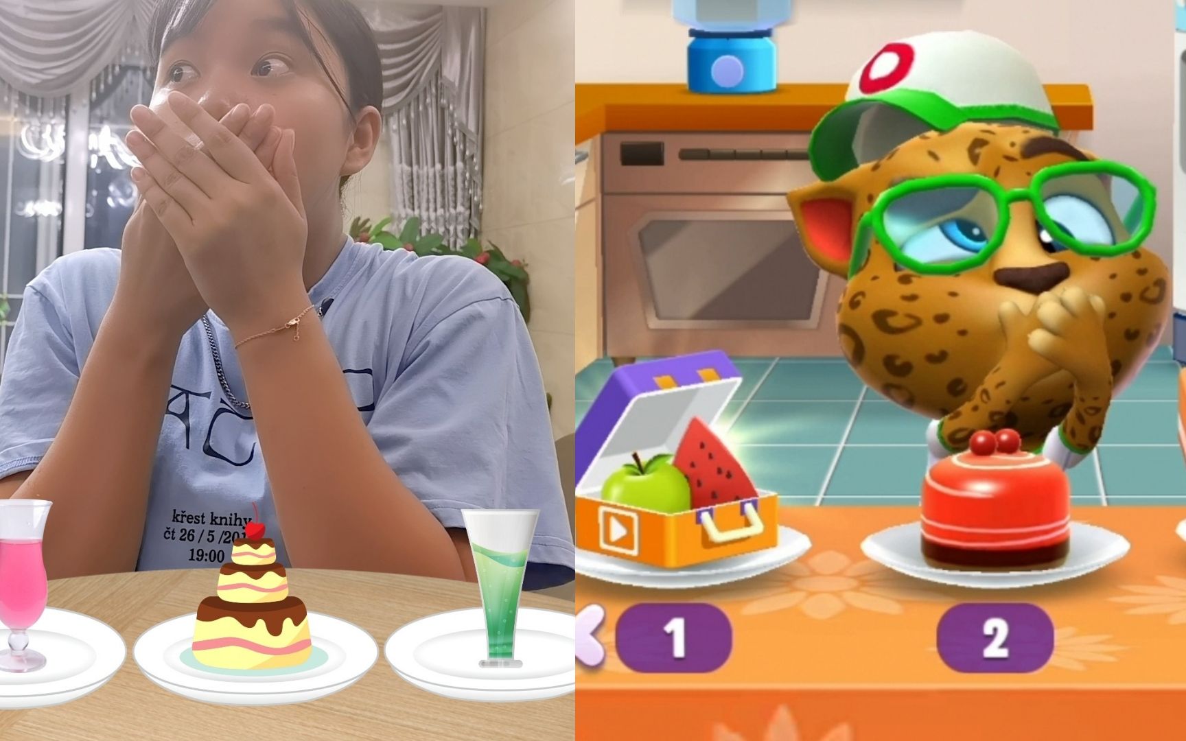 会说话的汤姆猫:小玉模仿汤姆猫,呀这是什么?