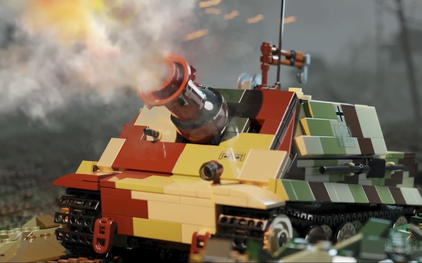 【拼砌大师】「brickmania03突击虎」bm用乐高再现