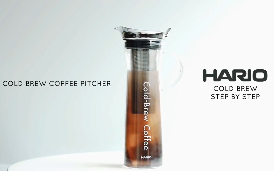 【coffee mint】如何用Hario冷萃咖啡壶做一杯冷萃咖啡  Hario Cold Brew Coffee Pitcher哔哩哔哩bilibili