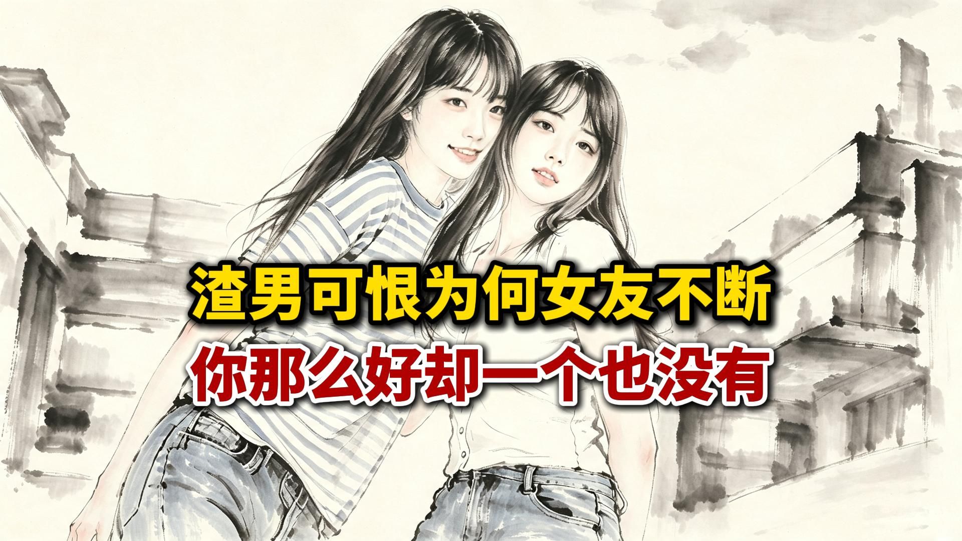 渣男如此可恨为何女友不断，而你那么好却一个也搞不到？