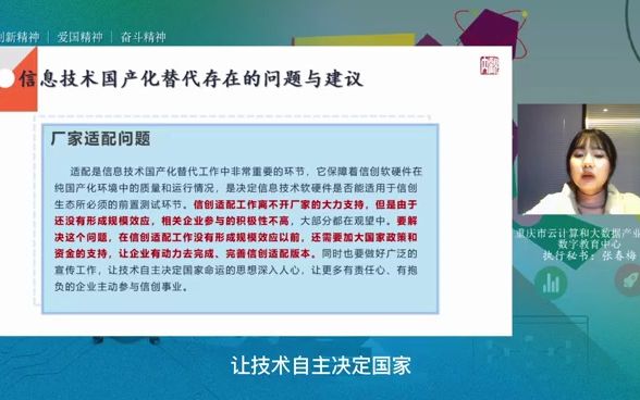 信息技术国产化替代问题与建议哔哩哔哩bilibili