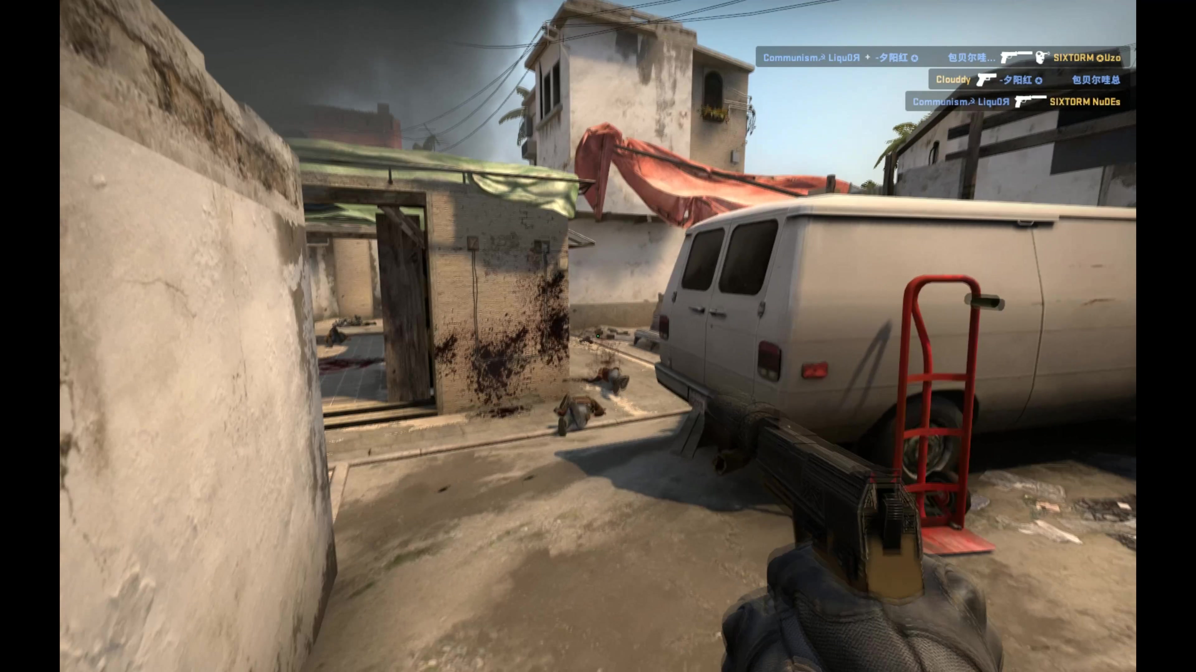 【csgo】荒漠迷城b点老6手枪局五杀