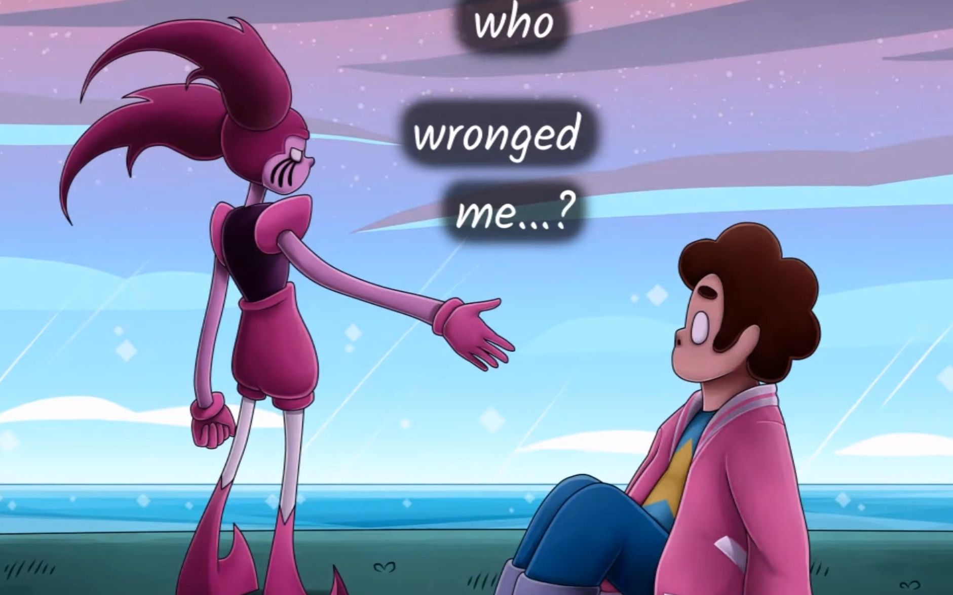 steven universe 尖晶石复仇成功把steven当宠物(2)