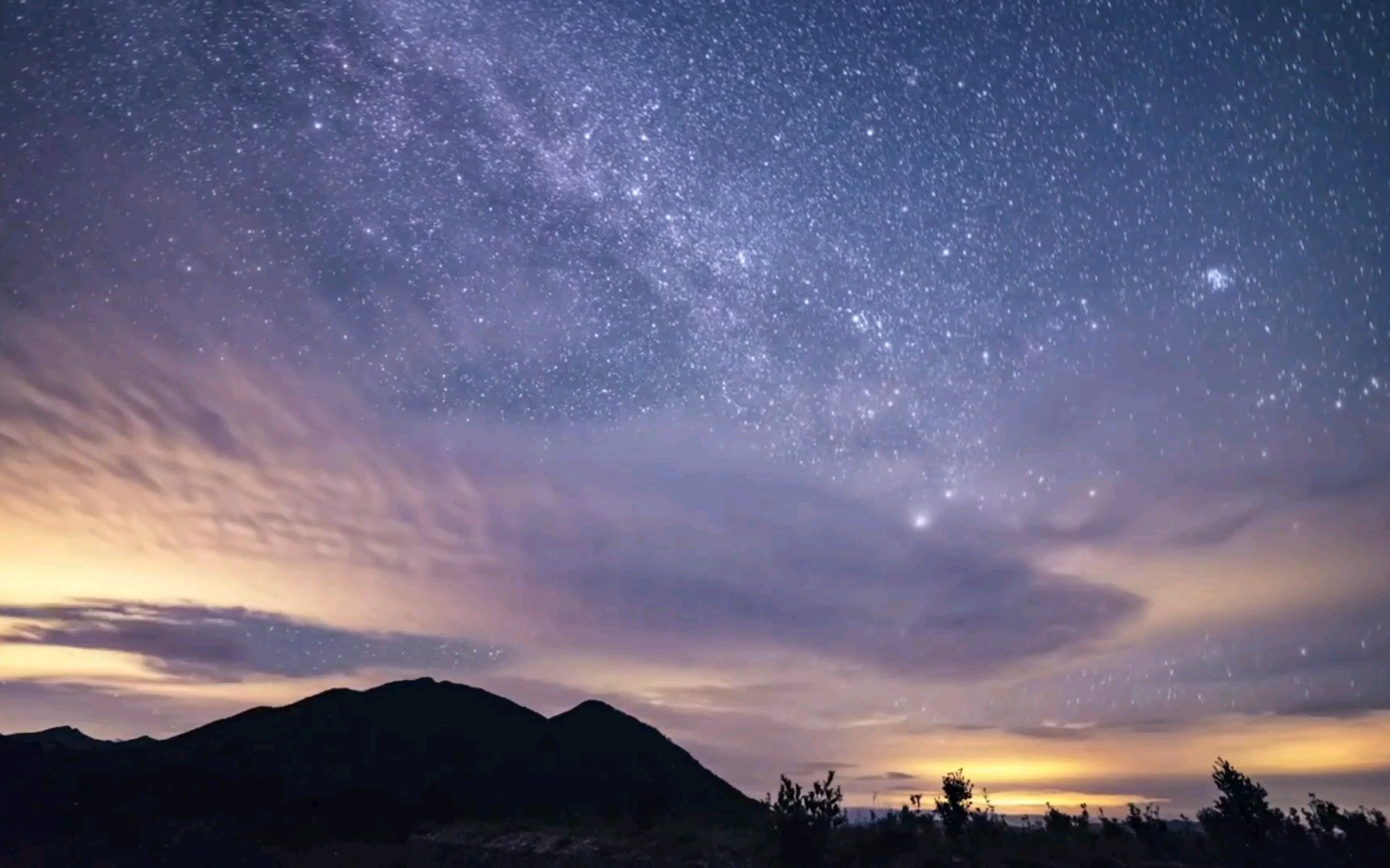 夢幻星空 每一幀都能當壁紙_嗶哩嗶哩_bilibili