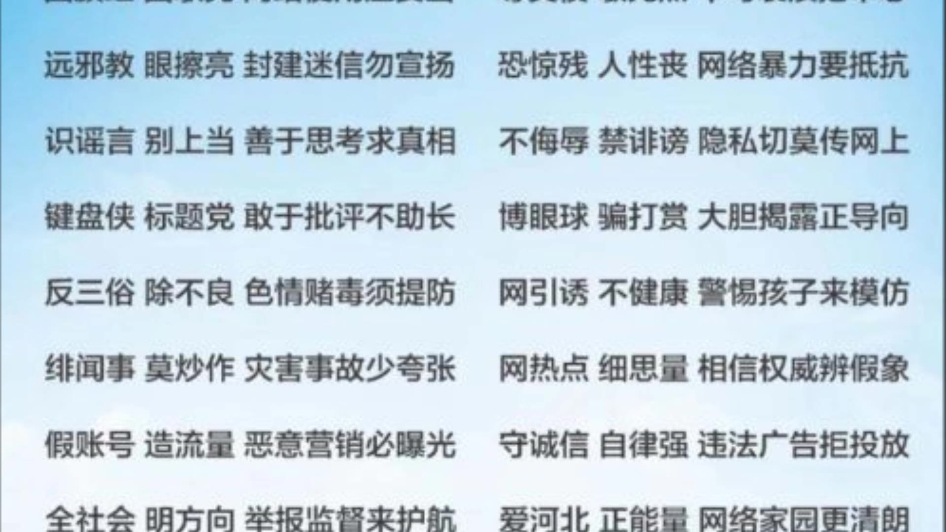 [图]【宣传】河北省网络生态文明公约，