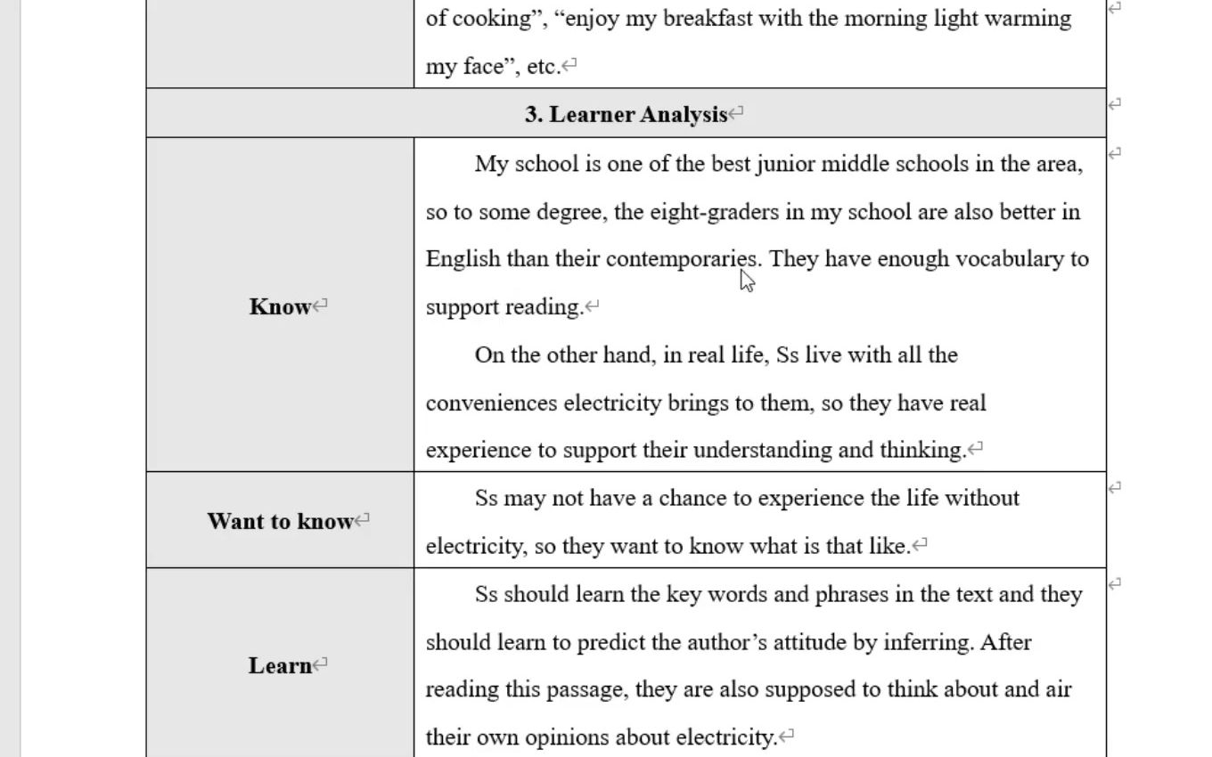 详细解说中学英语阅读课英文教案模板,可以学习英文教案词句的表达用法哔哩哔哩bilibili