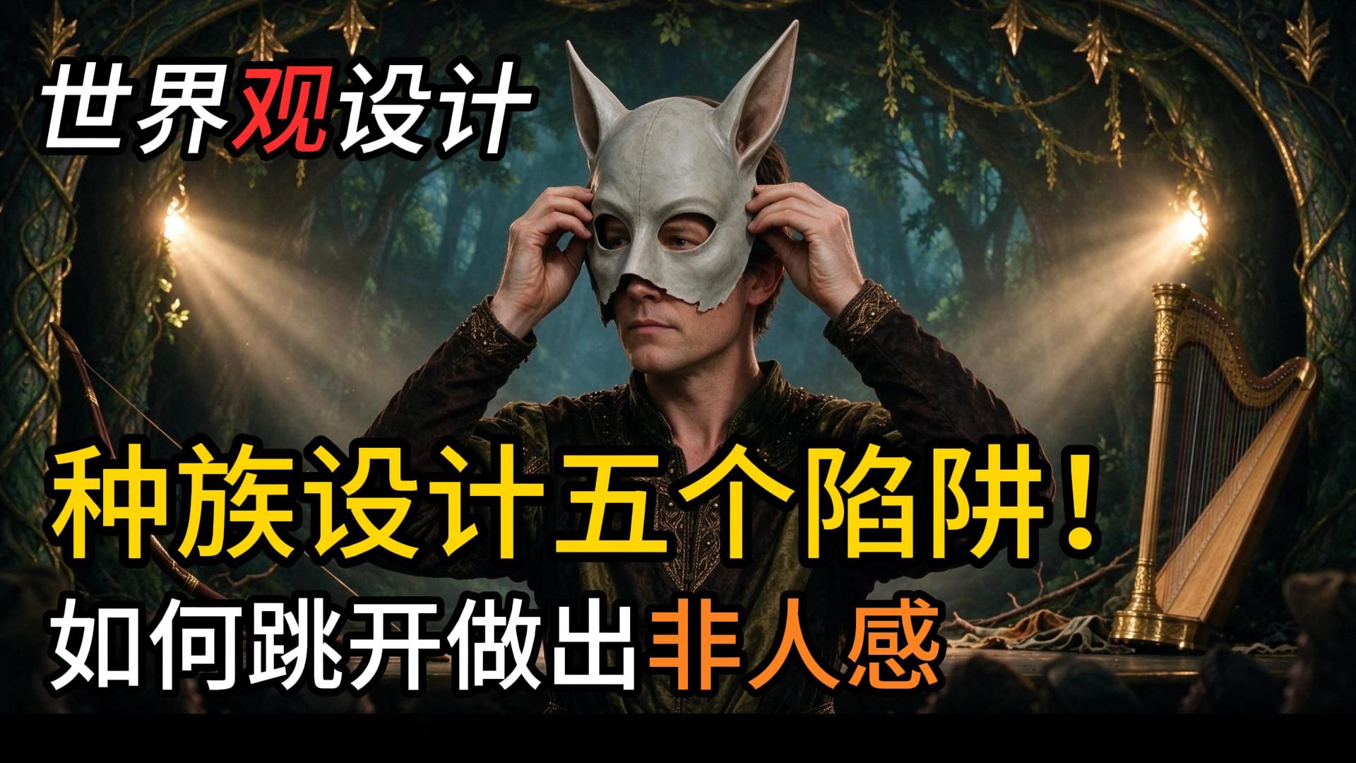 种族设计平庸被说是“换皮人类”？1分钟带你写出非人感，种族设计并没有那么难！【世界观干货】