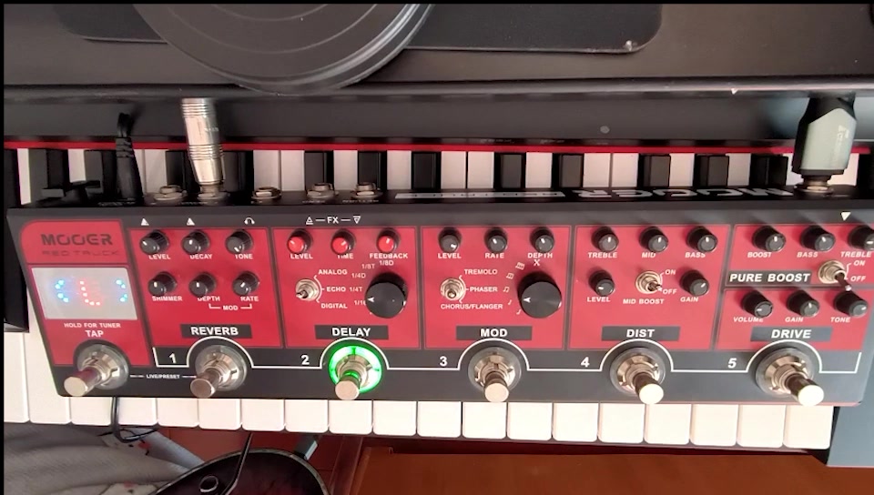 mooer红卡车单块效果器试听视频