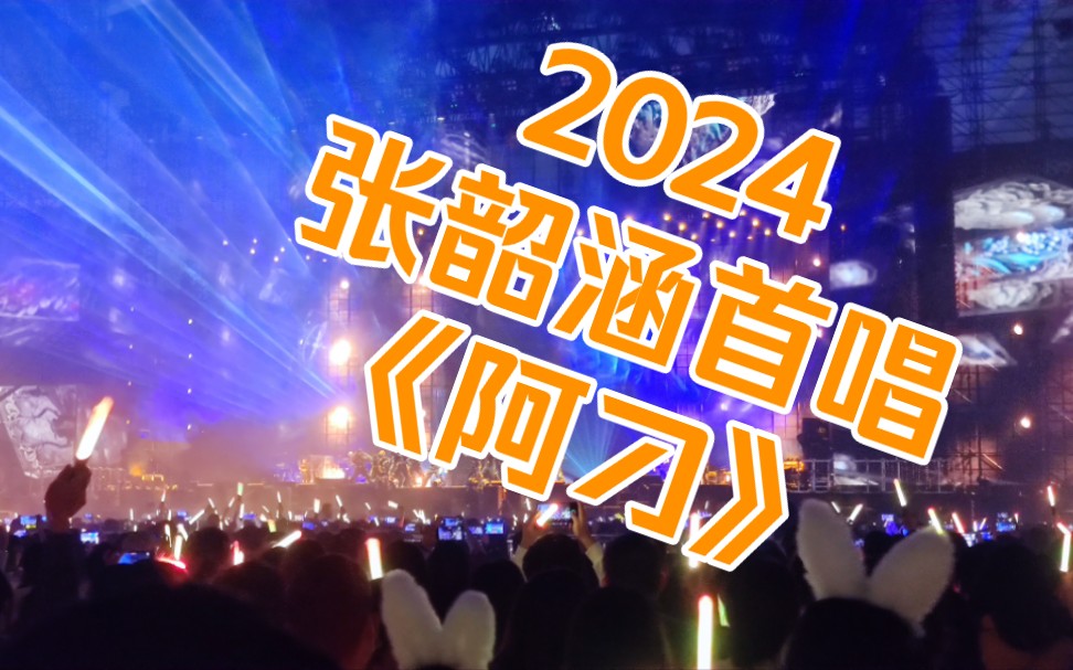 2024张韶涵演唱会佛山站结尾曲《阿刁》高清收录哔哩哔哩bilibili