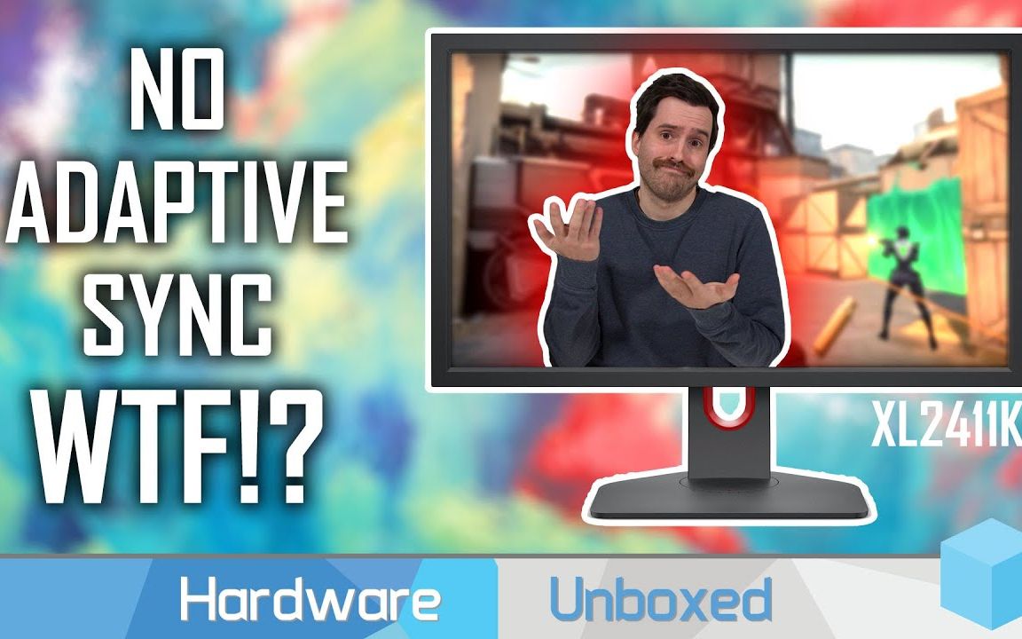 【Hardware Unboxed】明基BenQ XL2411K评测, 在2021年这还远远不足(自动翻译)哔哩哔哩bilibili