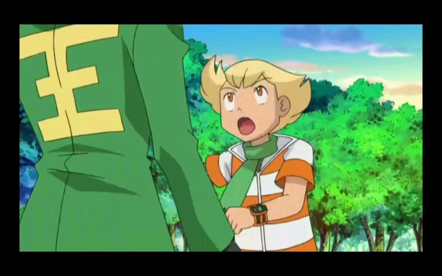 精灵宝可梦 小智他们成功回到原来的世界还碰到了阿驯的老爹