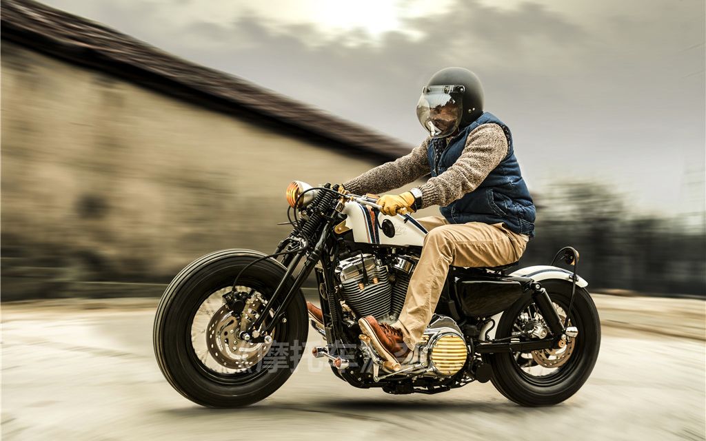 哈雷883n搭配sjcam sj8 pro日常骑行首次拍摄