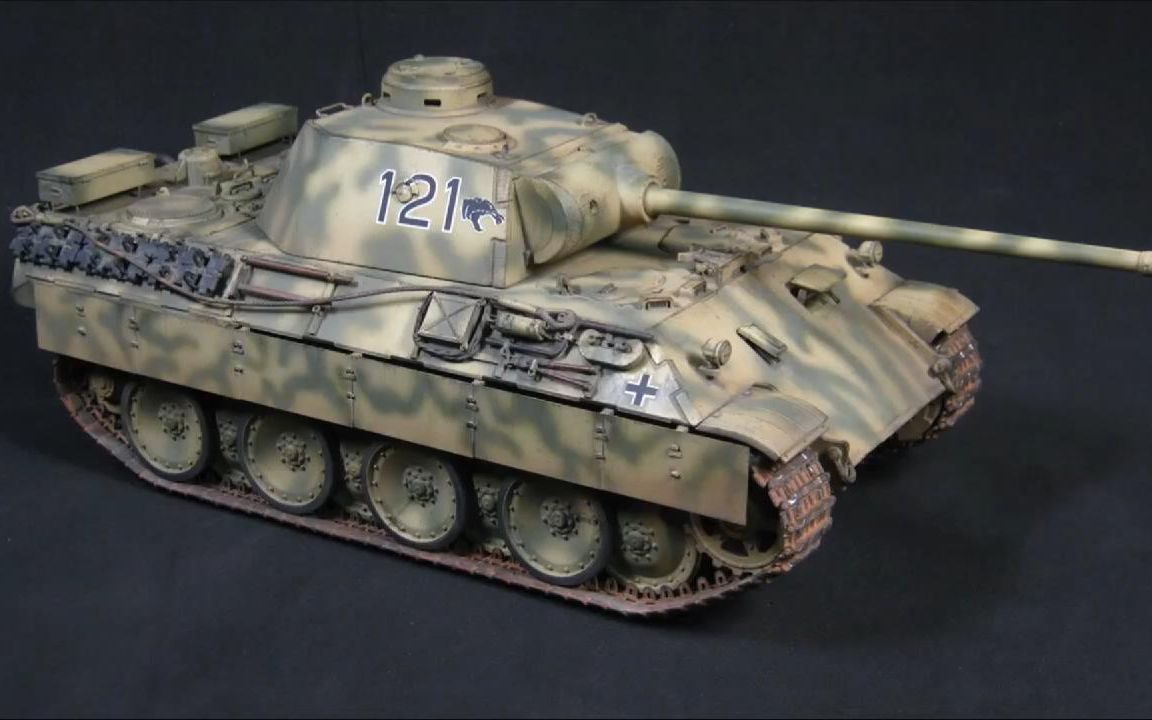 meng135二战德军豹d坦克