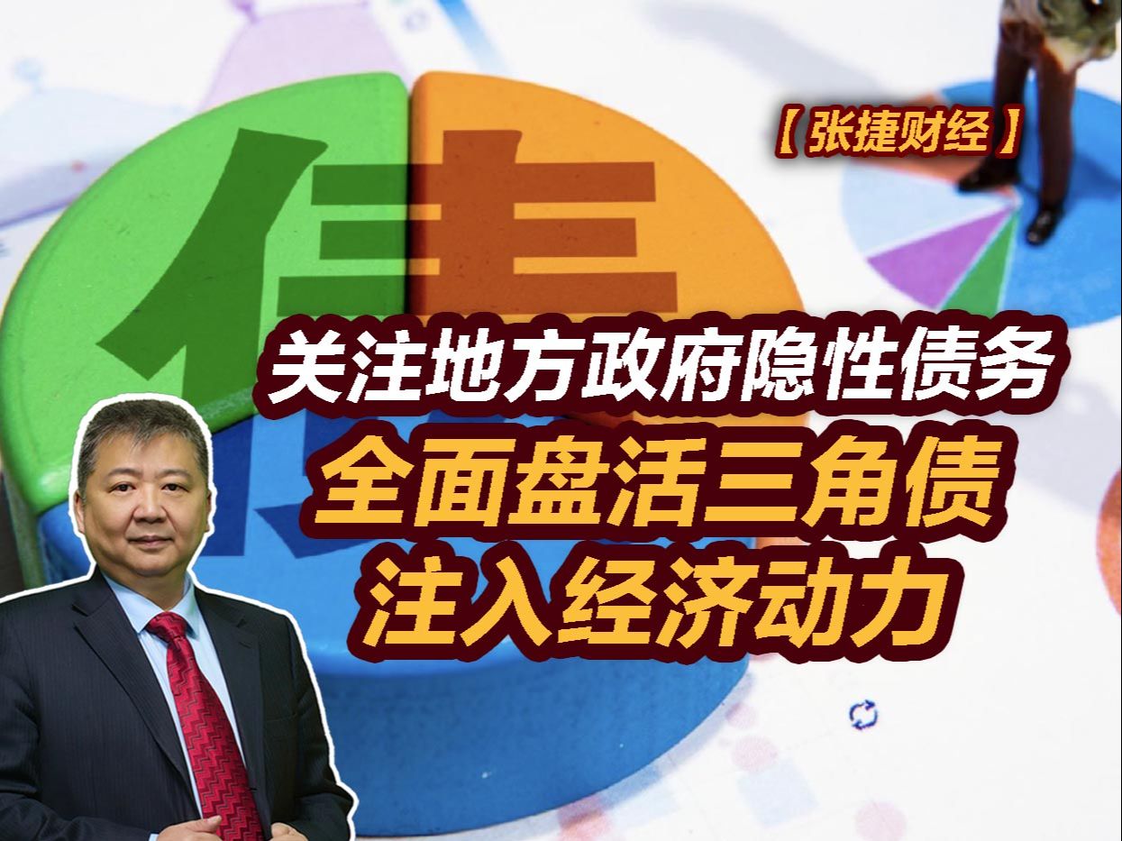 【张捷财经】关注地方政府隐性债务,全面盘活三角债注入经济动力哔哩哔哩bilibili