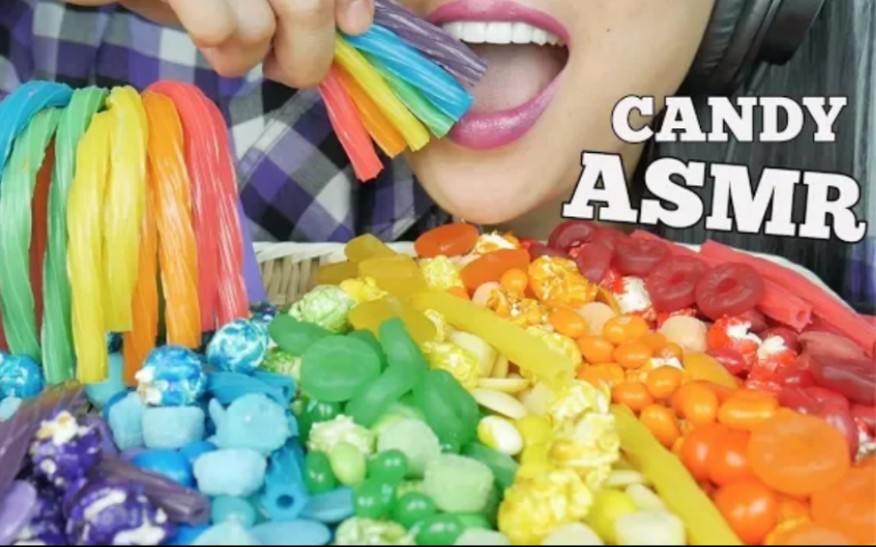sasasmrs姐吃彩虹糖