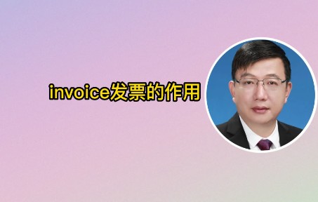 invoice发票的作用哔哩哔哩bilibili