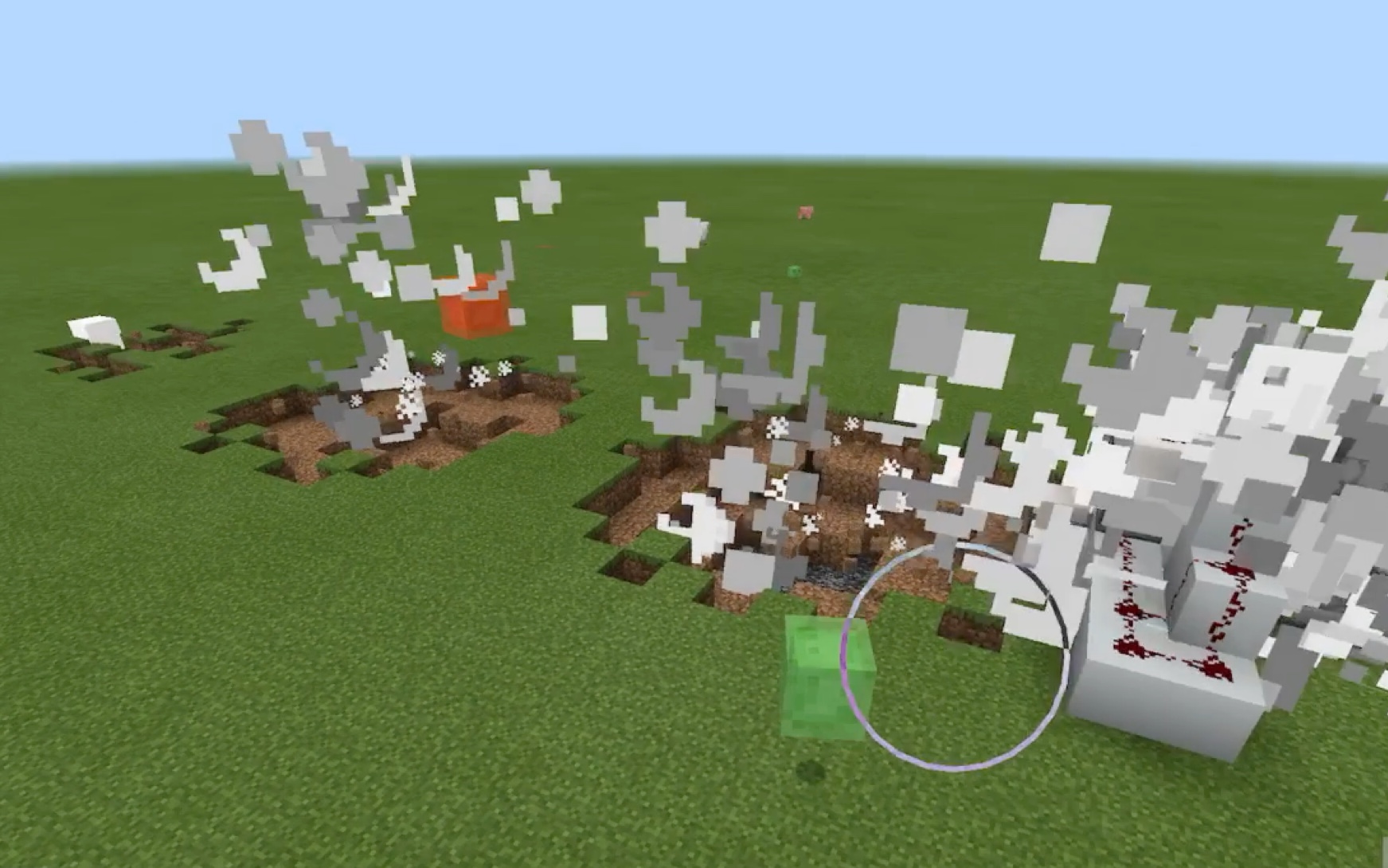 的世界里做一个超绝简单的电磁炮看简介我的世界黑沐的简单红石第二期