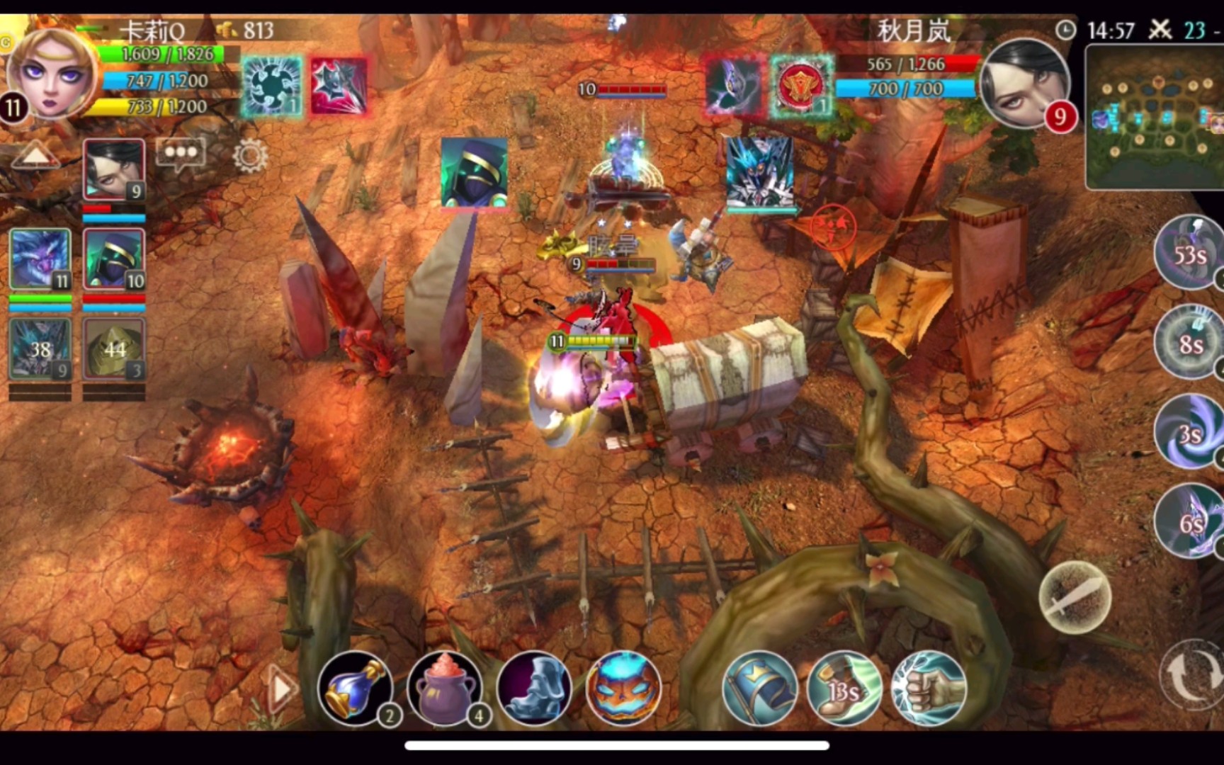 混沌与秩序之英雄战歌 pvp【怀旧库存】手机端顶级的'moba 卡莉q