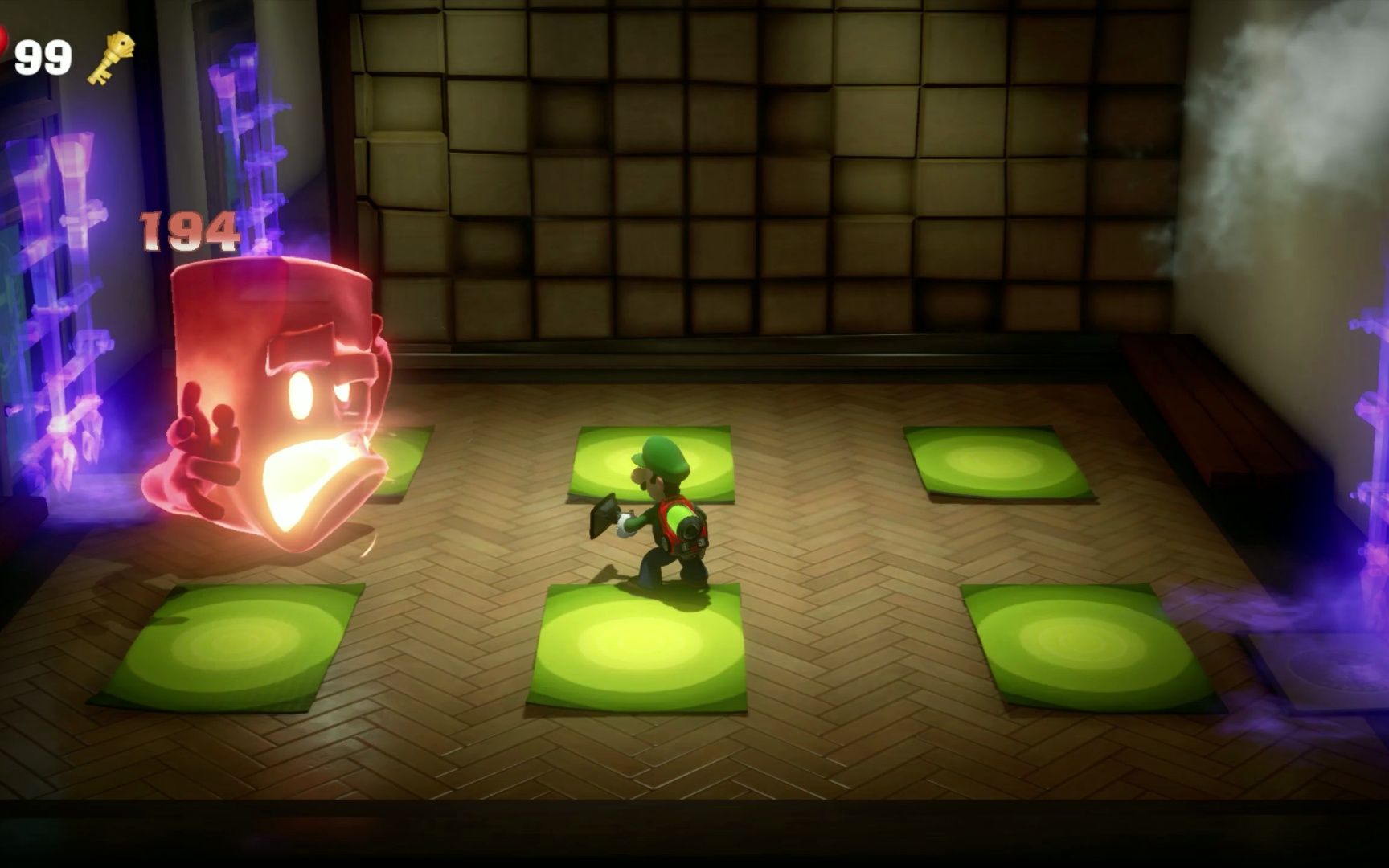 路易吉鬼屋13楼健身房后篇游泳池boss战